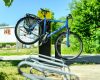 Neue Radservice-Station an der NaturThermeTemplin (Foto: Tom Schweers)